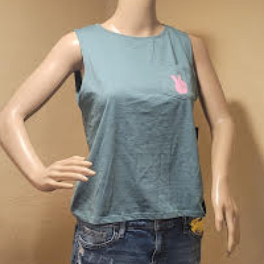 NWT Ardeen XS Positive Energy graphic tank top - Picture 2 of 6